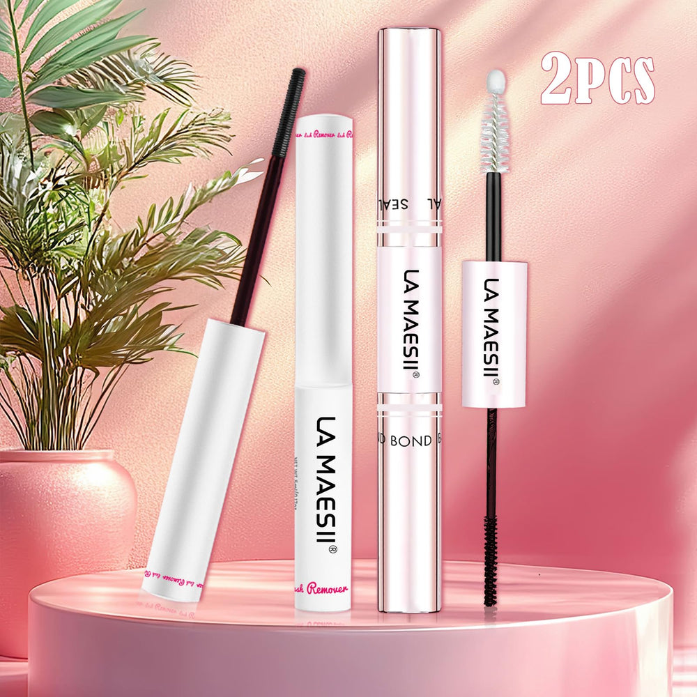 La Maesii kit beside a ruler showing compact size and travel-ready convenience