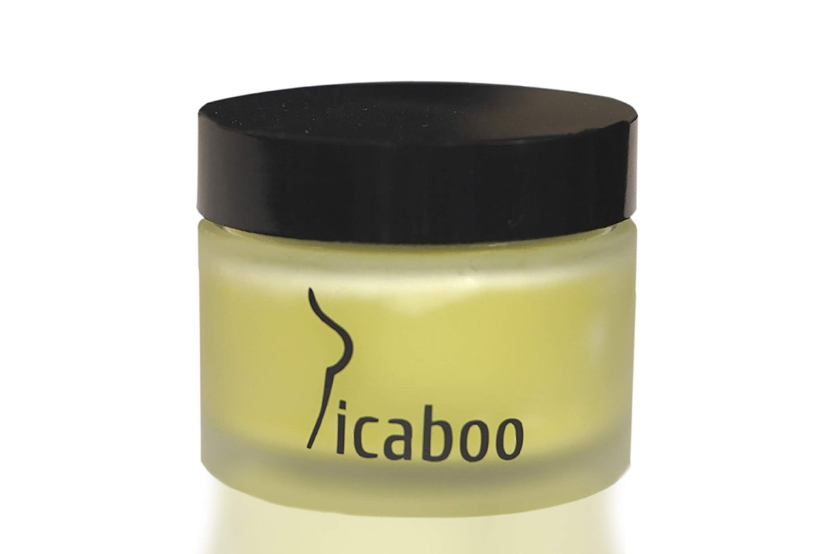 La Parea Wellness front packaging showing Picaboo balm and branding for quick ID and trust