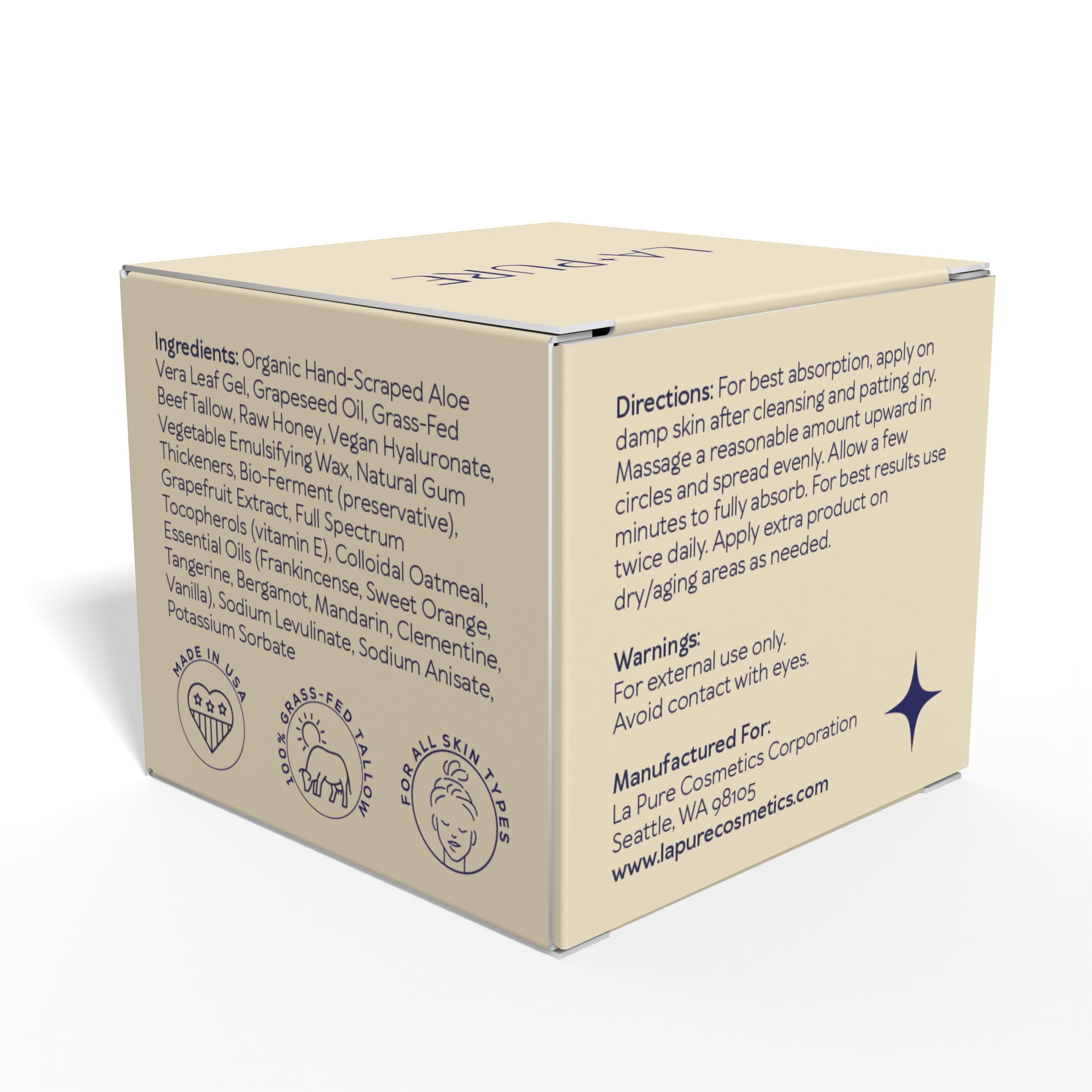 LA PURE citrus essential oils with fruit illustrating natural scent benefit