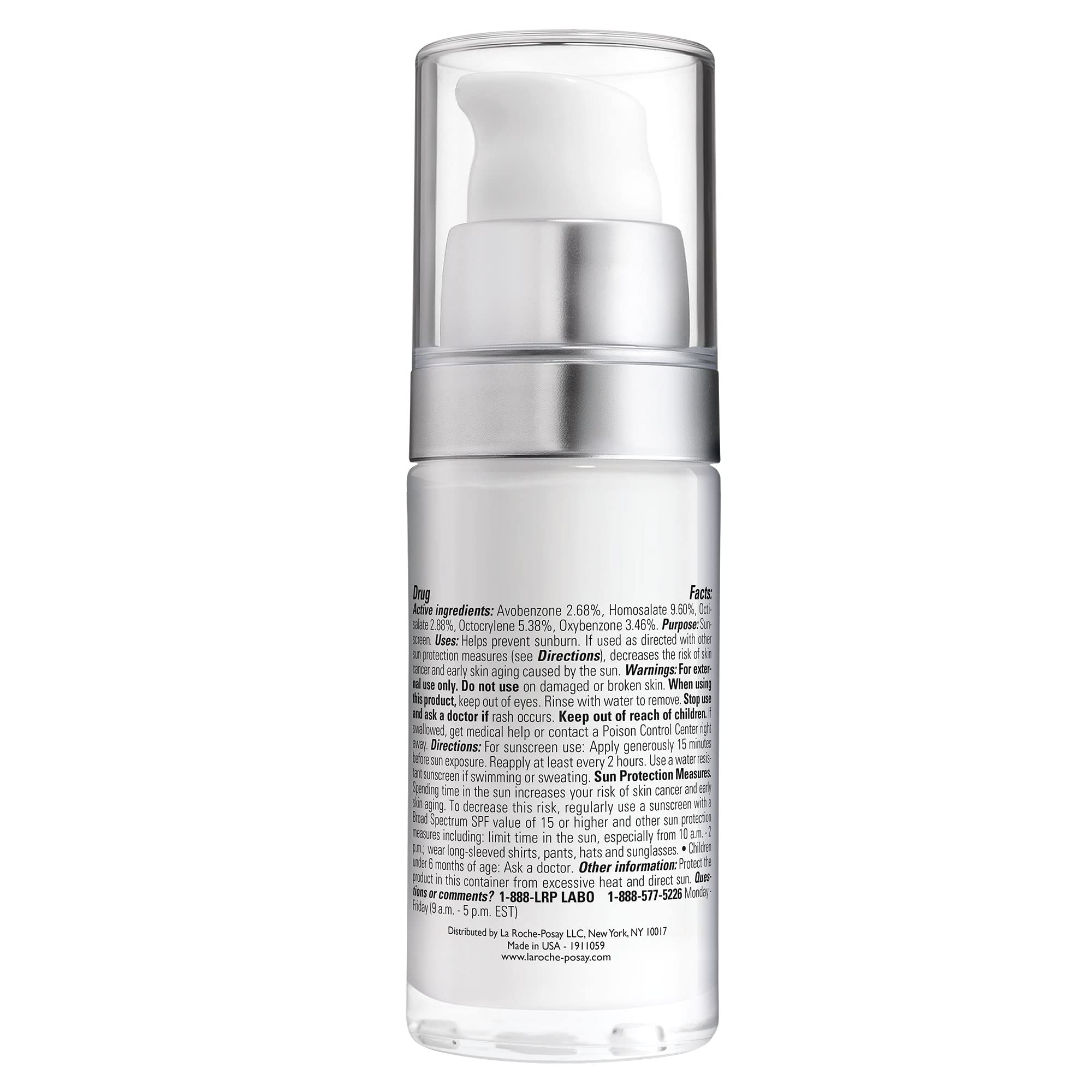 La Roche-Posay bottle on bathroom shelf suggesting daily routine convenience