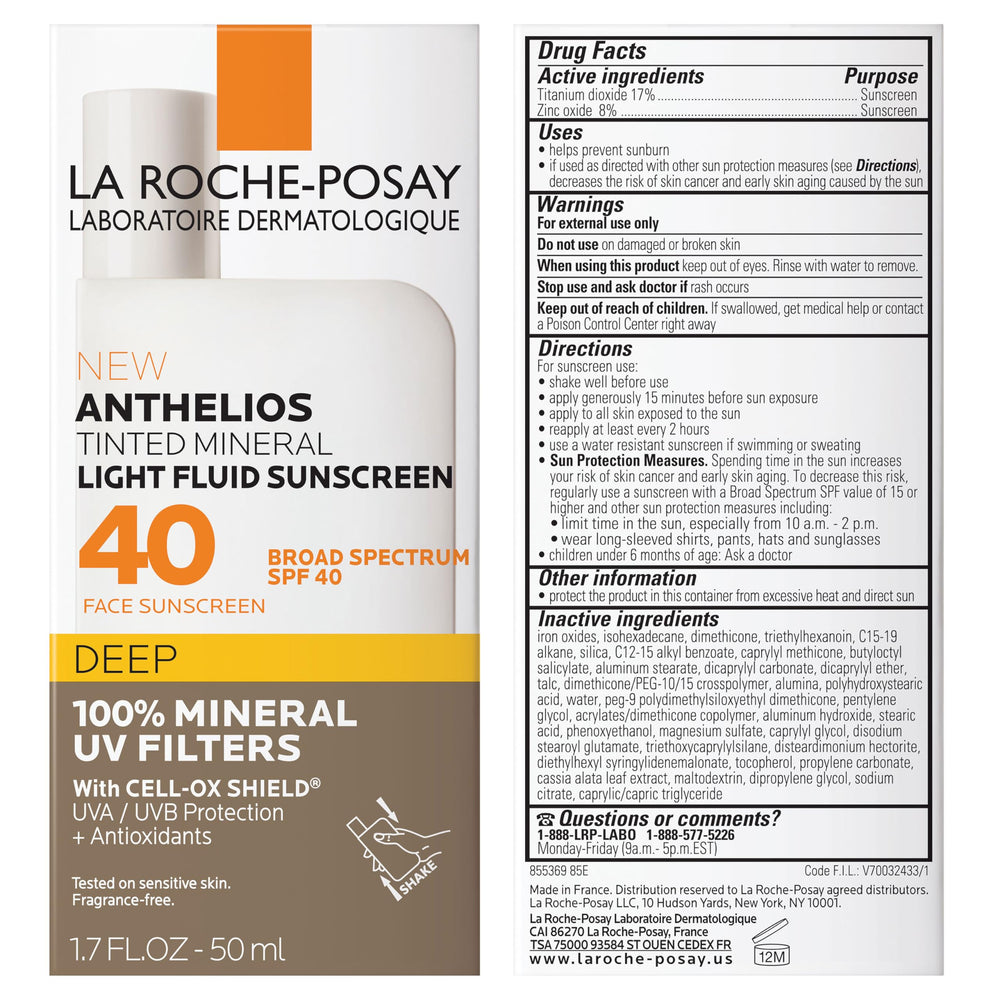 La Roche-Posay applied under makeup shows smooth matte base advantage