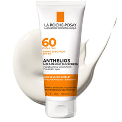 La Roche-Posay front packaging showing SPF 60 protection and travel-ready benefit