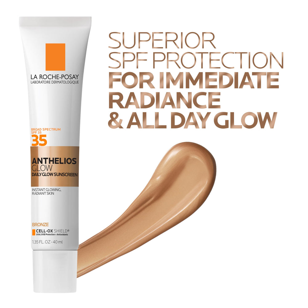 La Roche-Posay label close-up listing protective and hydrating ingredients