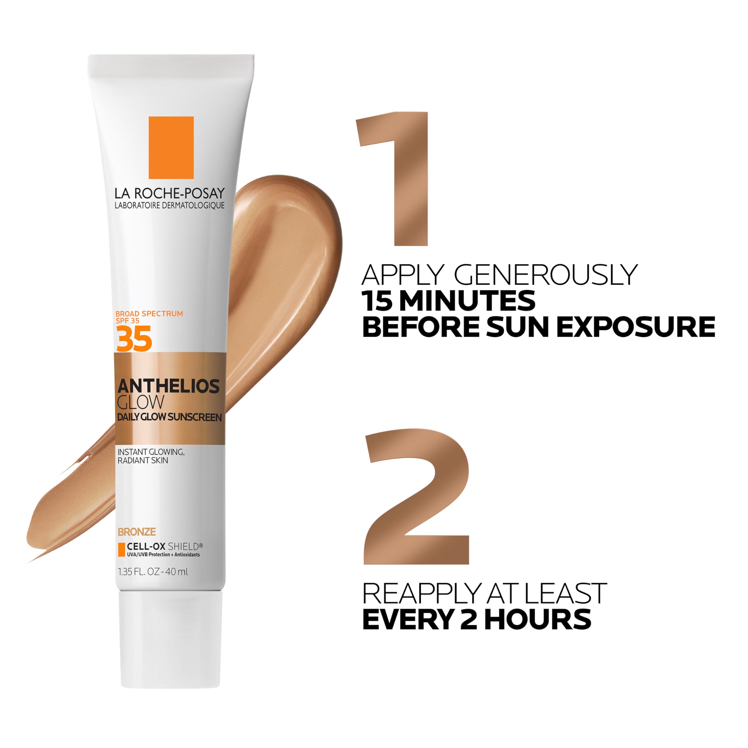 La Roche-Posay used as primer under foundation for smooth makeup finish