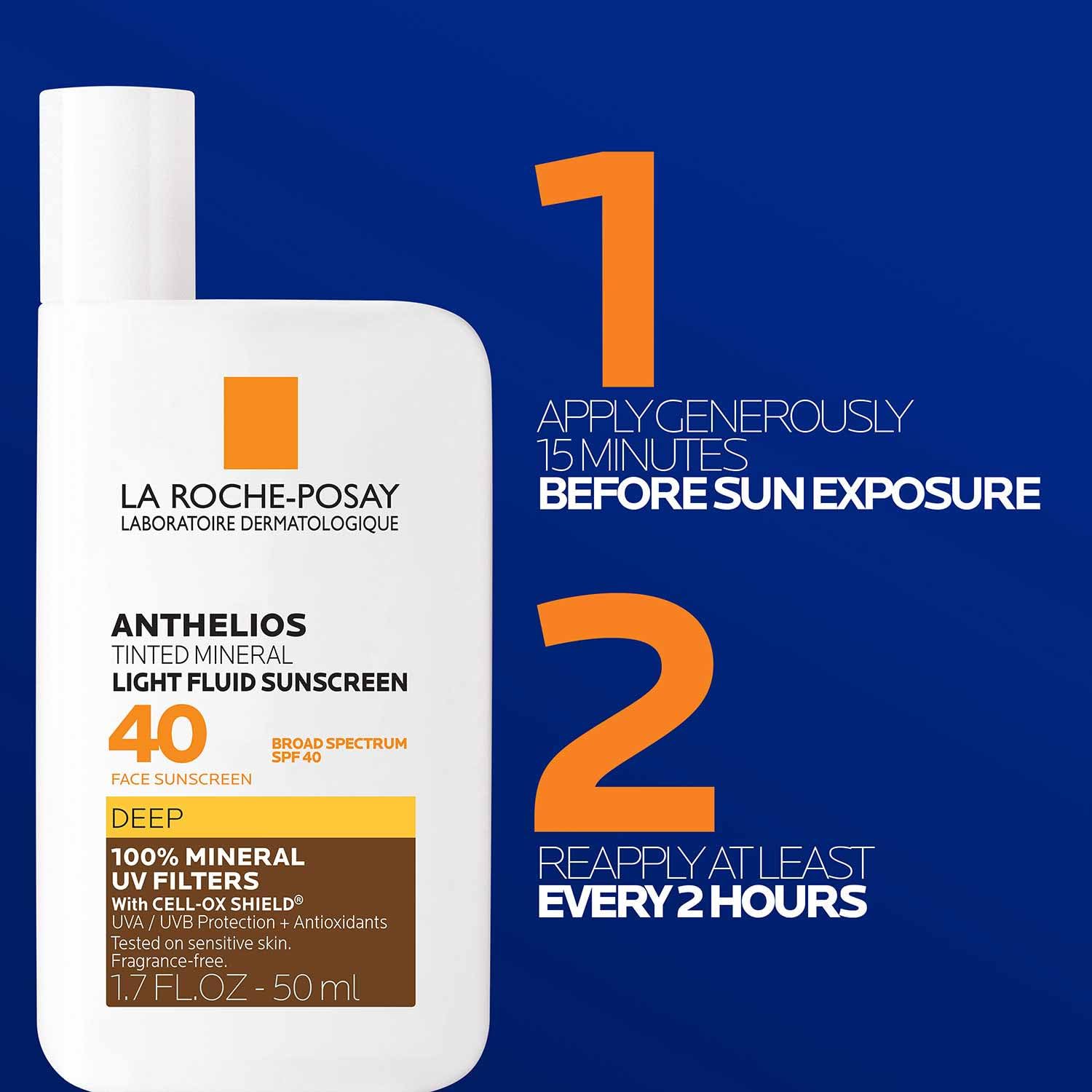 La Roche-Posay placed inside bag for travel-ready sun protection benefit