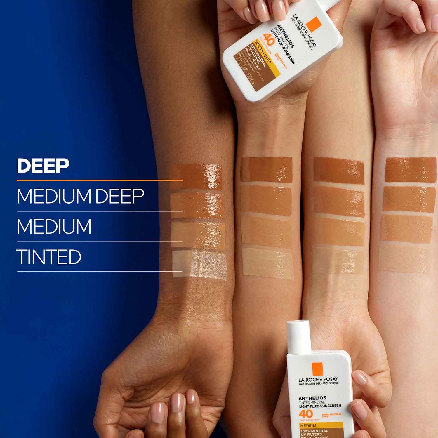 La Roche-Posay ingredients panel highlighting mineral filters and antioxidants