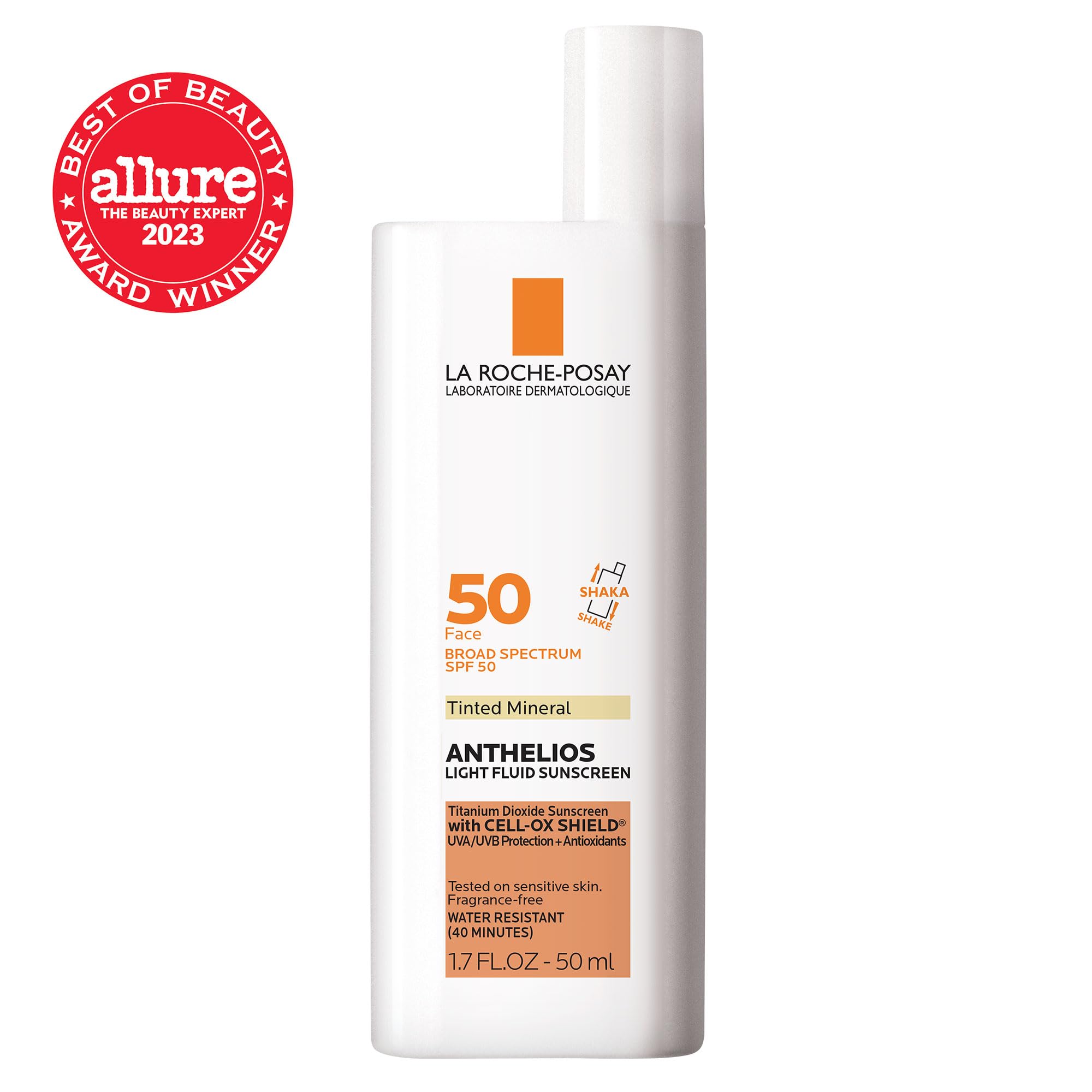La Roche-Posay close-up texture demonstrating lightweight blendable tint