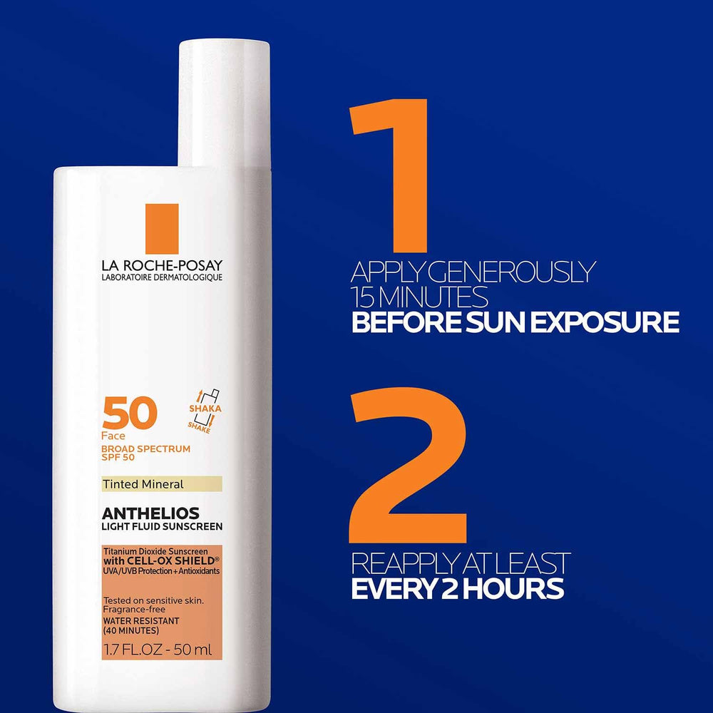 La Roche-Posay travel-size tube in bag for on-the-go SPF protection benefit