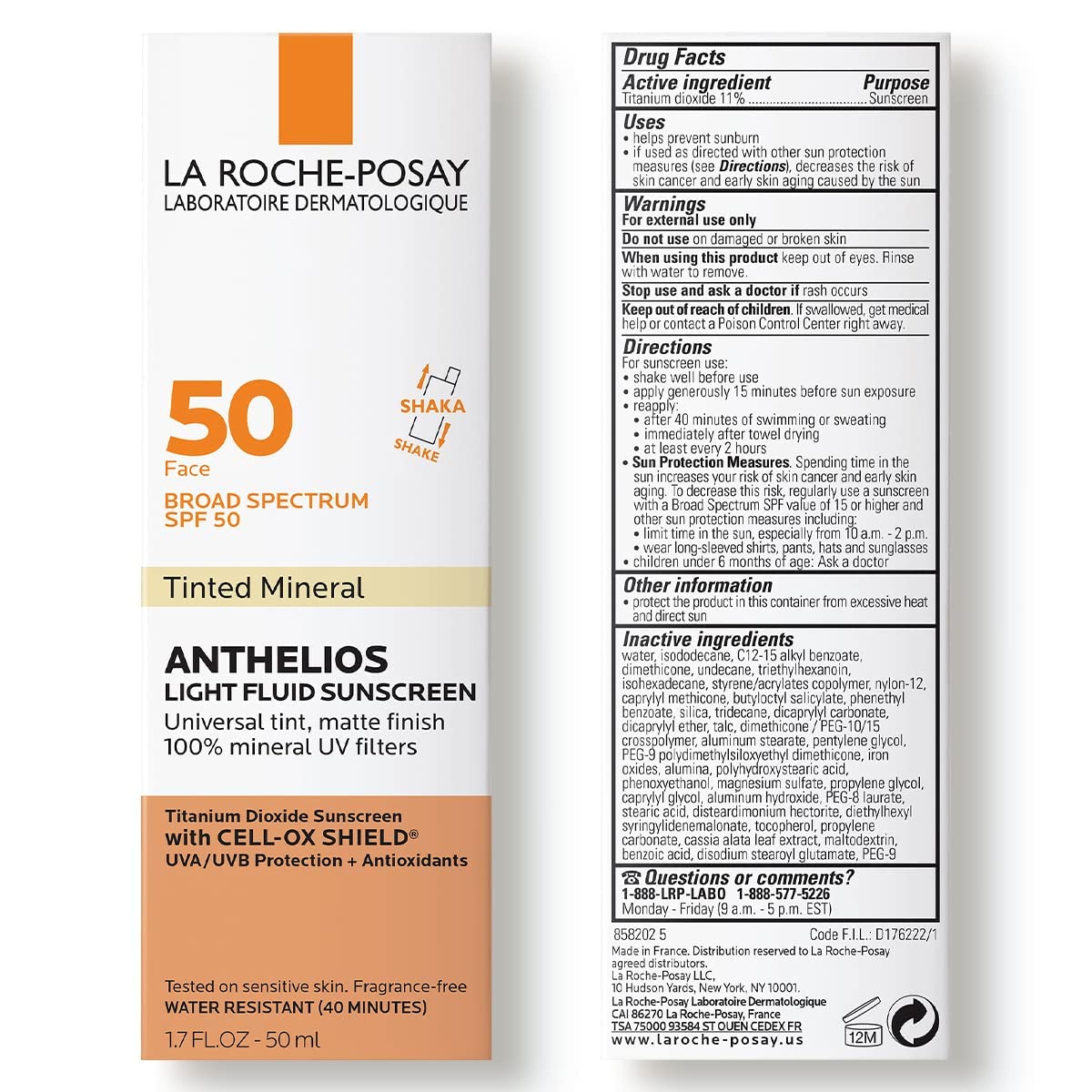 La Roche-Posay used under foundation as primer for smoother makeup application