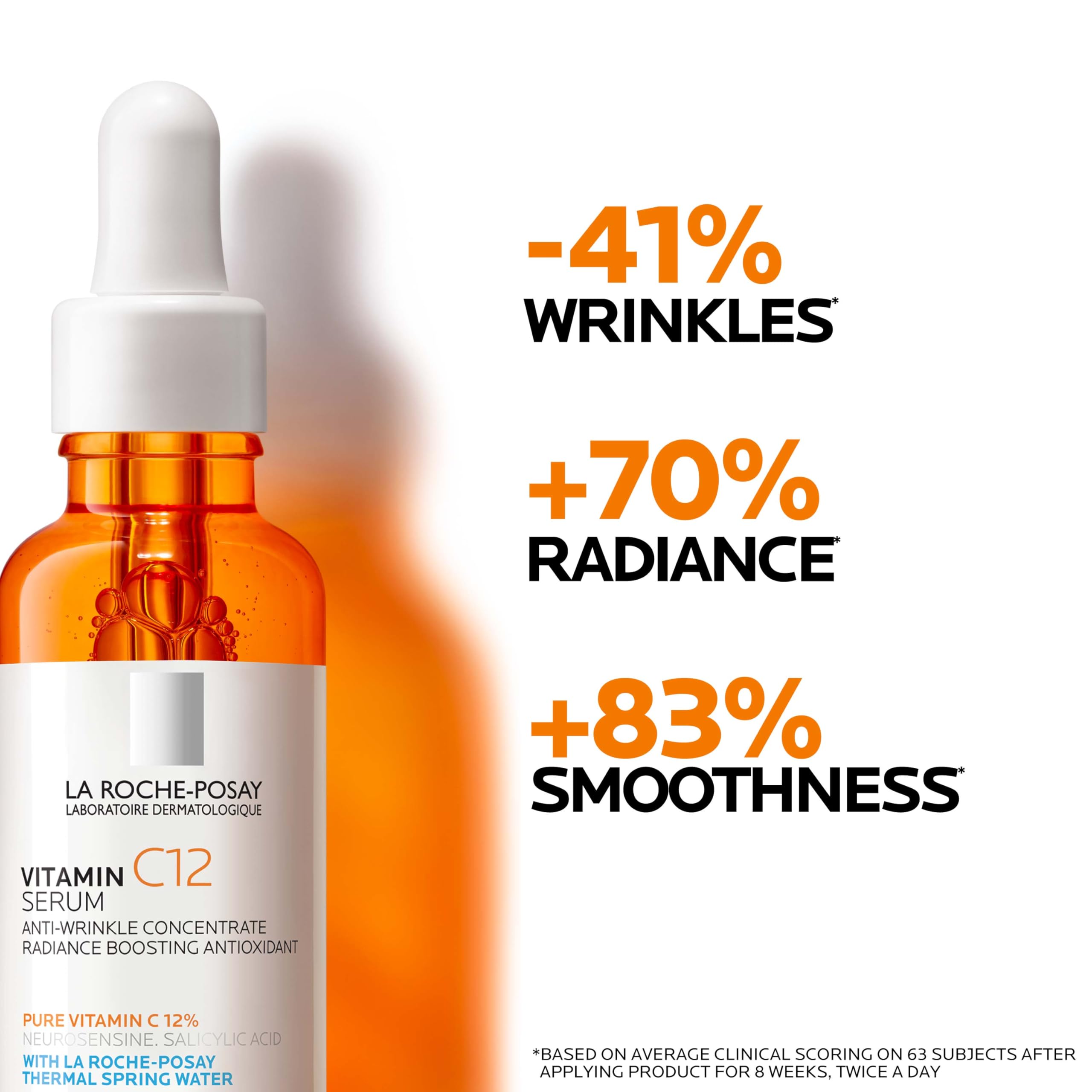 La Roche-Posay serum being applied in morning routine for radiance boost