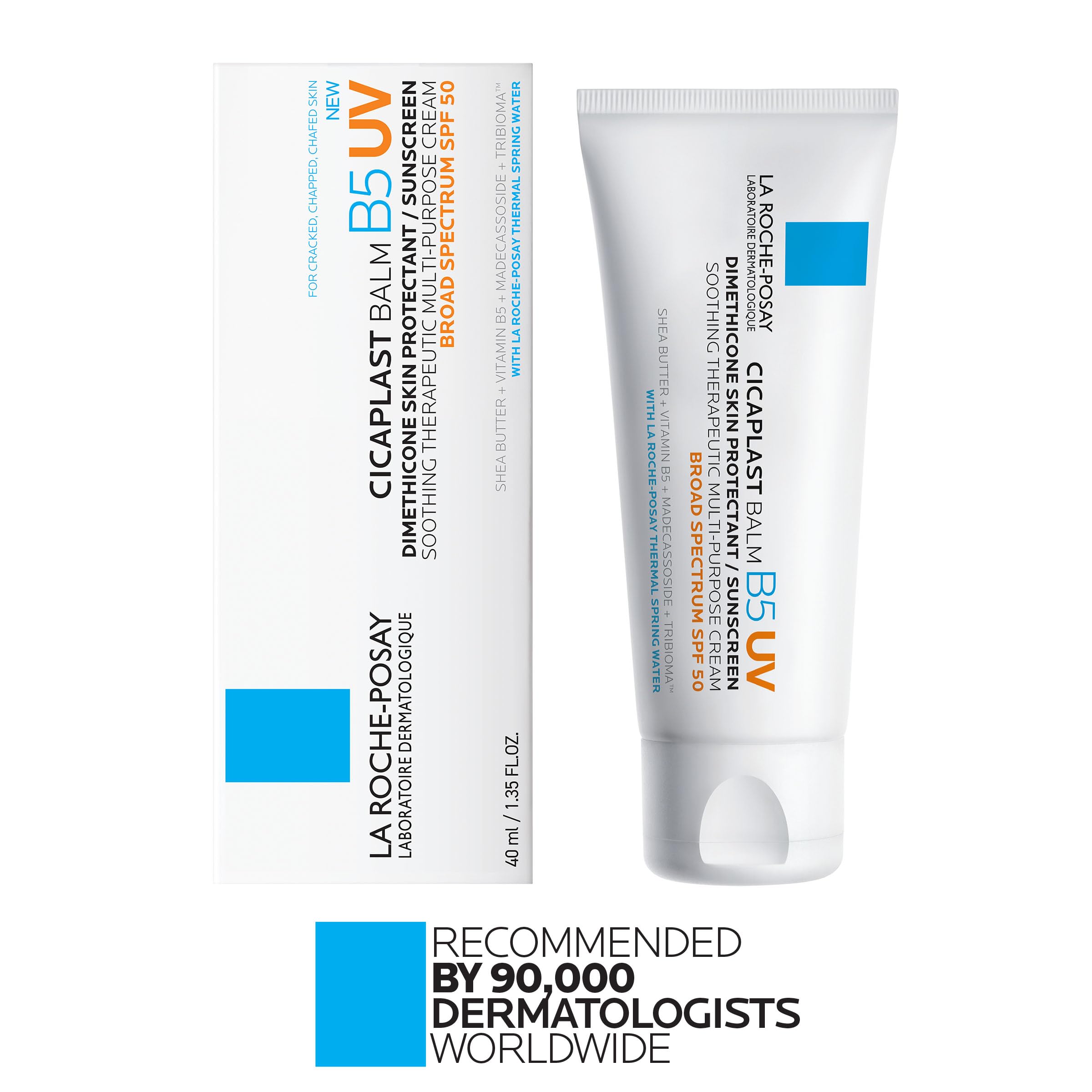 La Roche-Posay used on post-procedure skin emphasizing protective recovery benefit