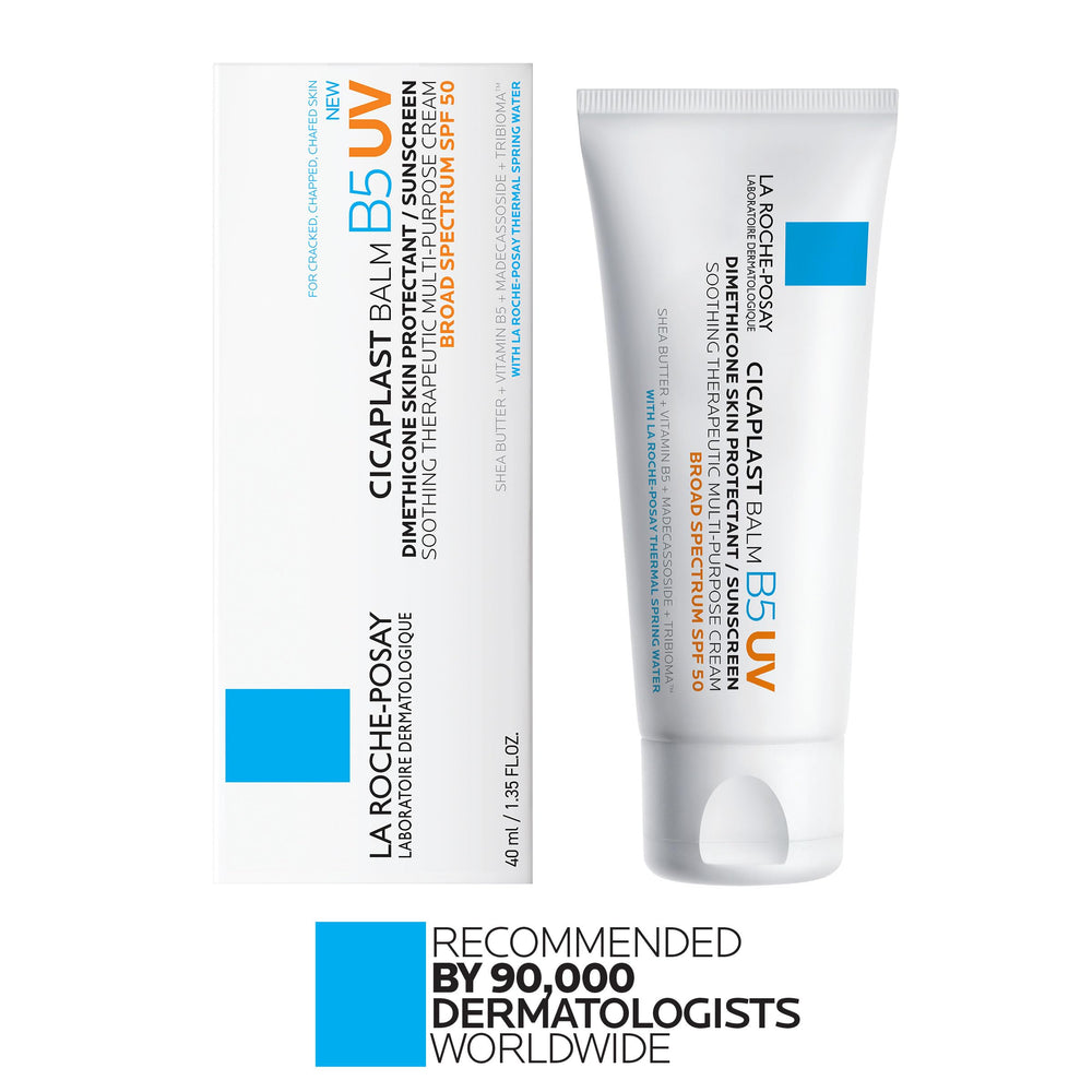 La Roche-Posay used on post-procedure skin emphasizing protective recovery benefit