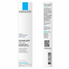 La Roche-Posay tube dispensing gel illustrating easy controlled application