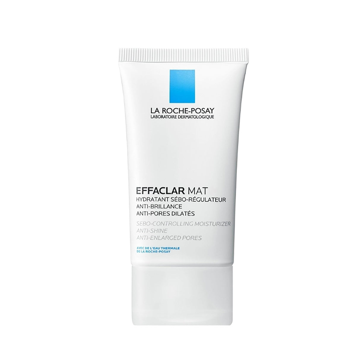La Roche-Posay front packaging showing compact 1.4oz tube and clear branding