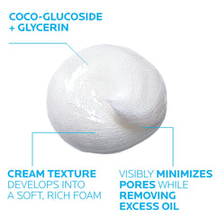 La Roche-Posay close-up of creamy texture highlighting gentle exfoliation