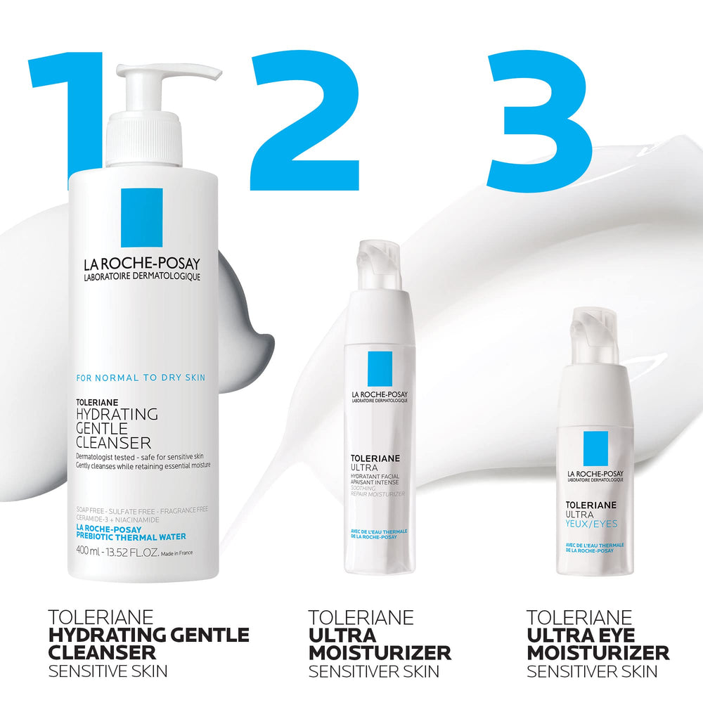 Gel-cream spread on fingertip to show silky texture and quick absorption benefit