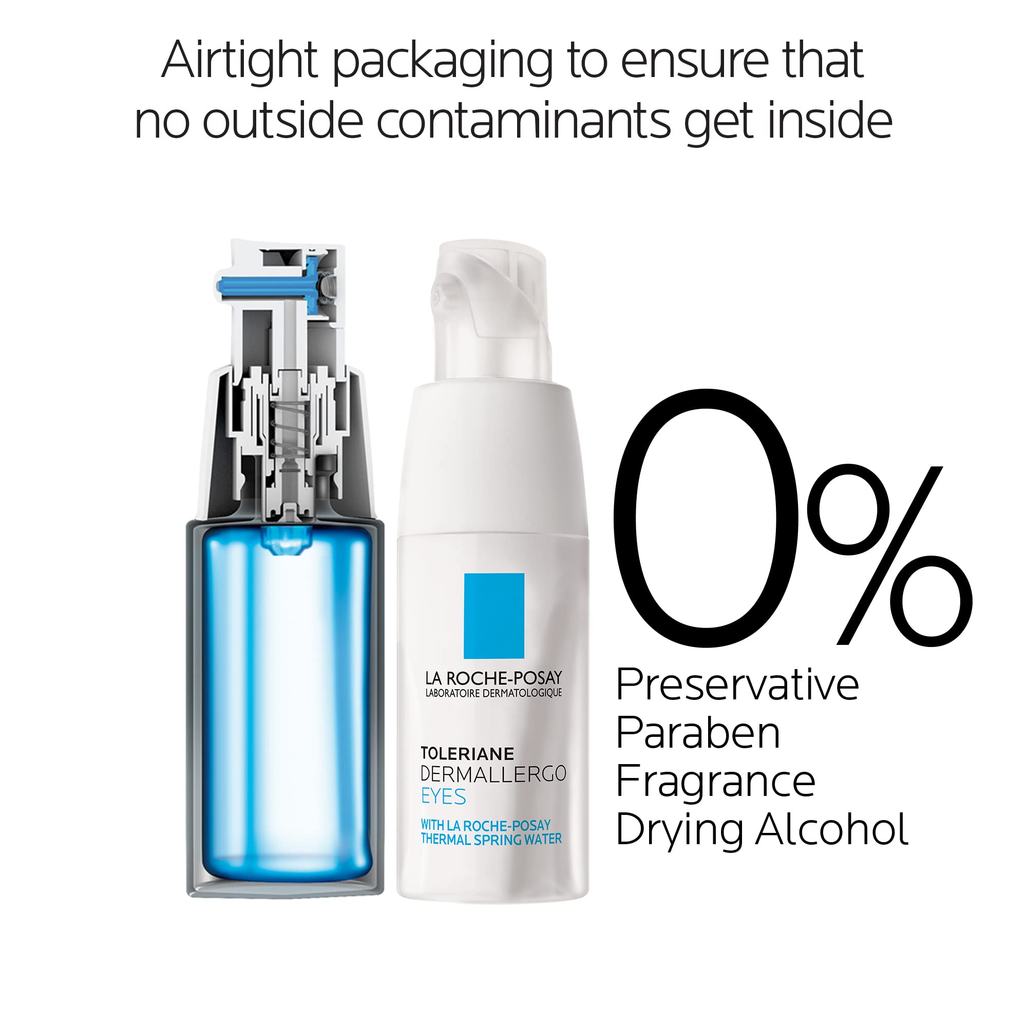 Close-up of La Roche-Posay ingredients label conveying transparent formulation benefit