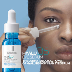La Roche-Posay close-up roller applicator providing immediate cooling and soothing