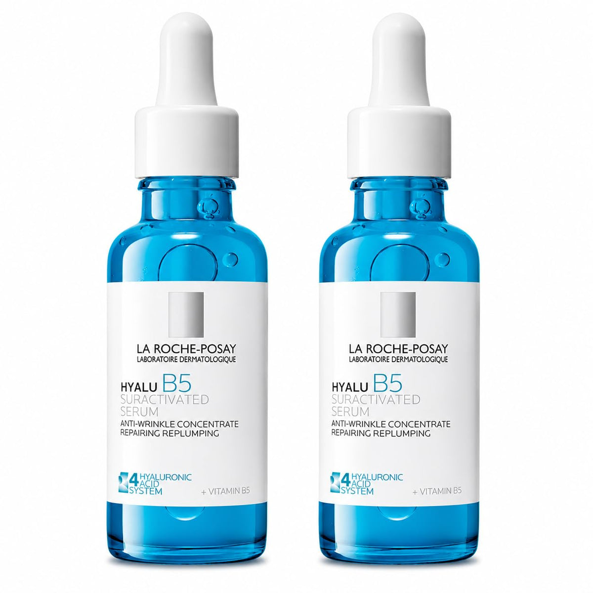 La Roche-Posay front packaging showing twin pack and product benefits