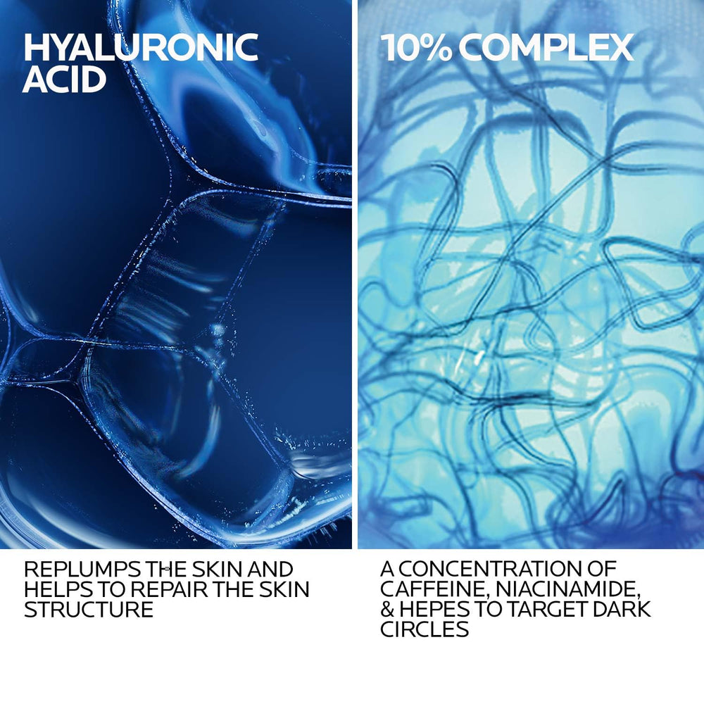 La Roche-Posay serum texture drop highlighting hydrating hyaluronic acid benefit