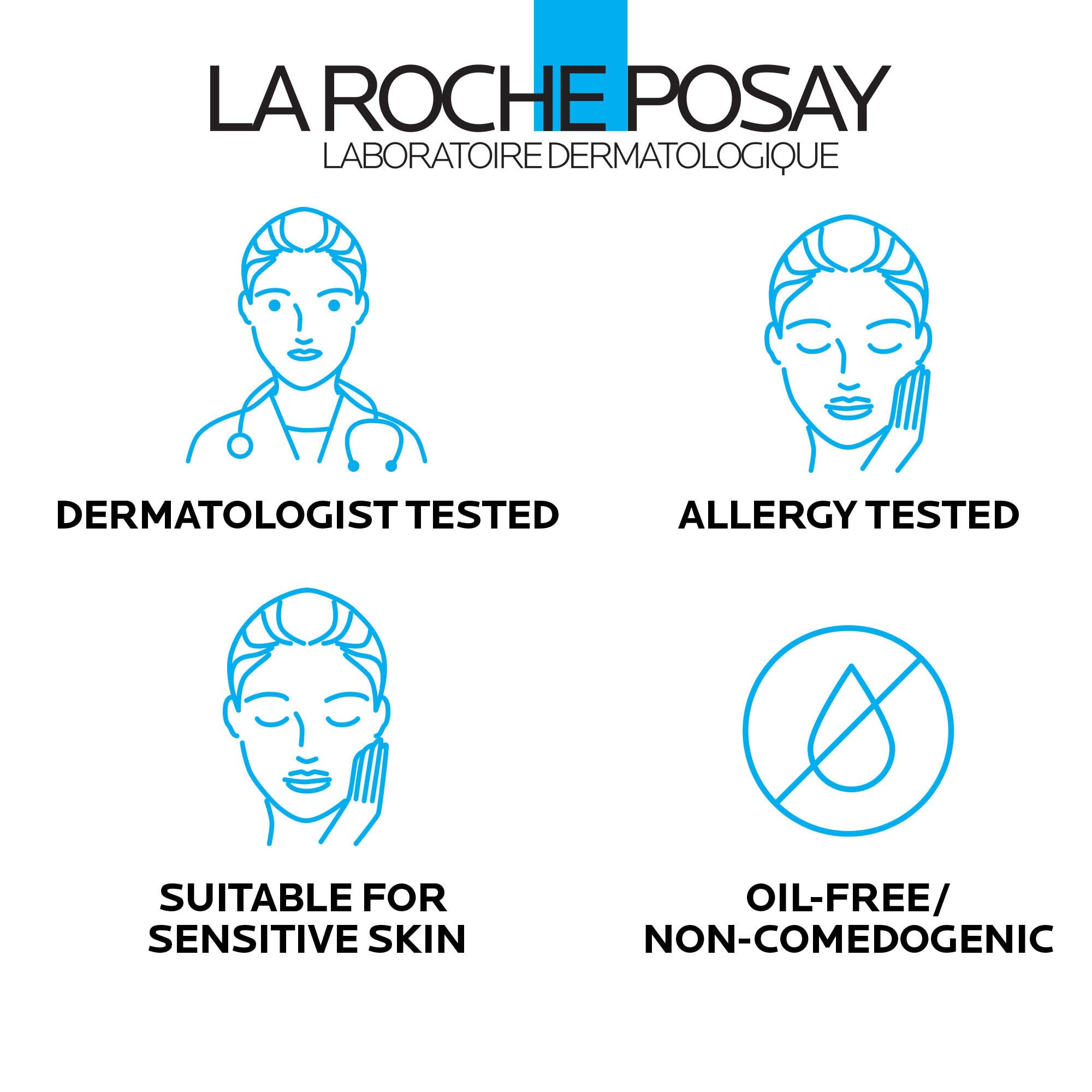 La Roche-Posay ingredient label close-up showing key actives