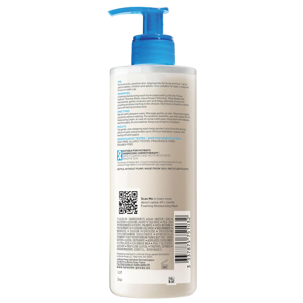 Product on bathroom shelf staged lifestyle, showing La Roche-Posay part of daily routine