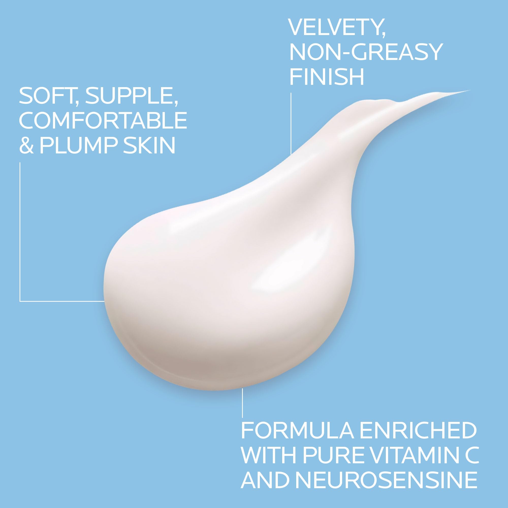 La Roche-Posay moisturizer on hand showing amount and quick-spread benefit