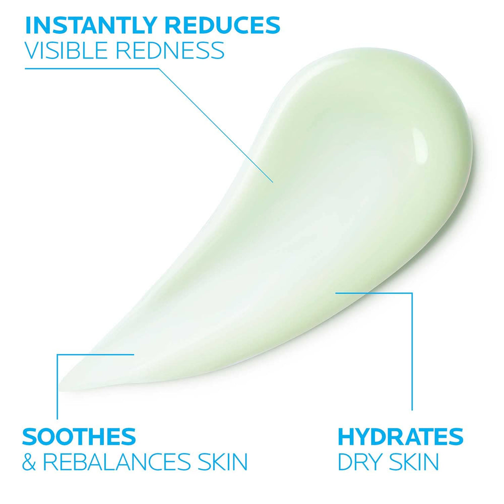 La Roche-Posay cream applied to hand demonstrating even coverage benefit
