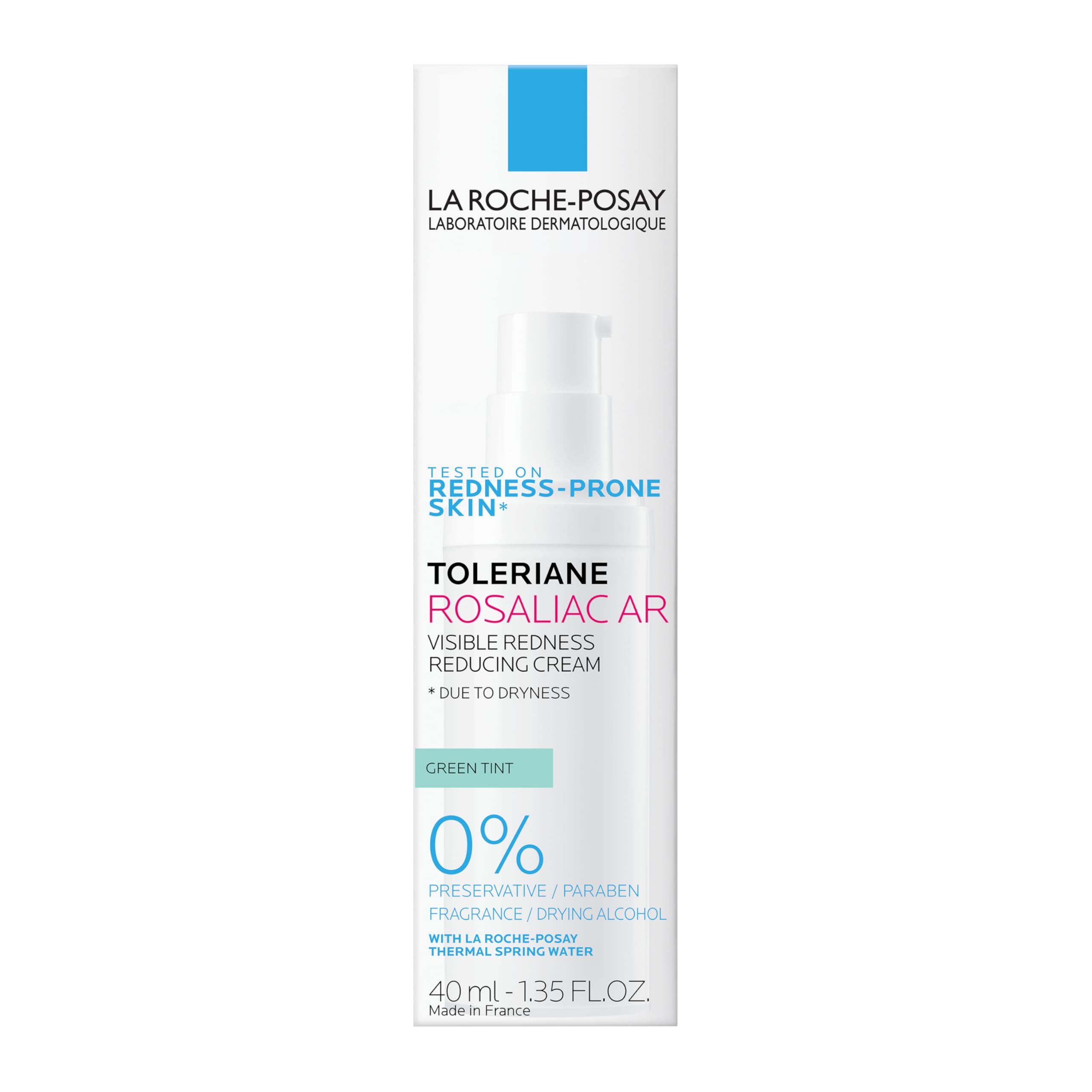 La Roche-Posay on bathroom counter illustrating daily routine comfort
