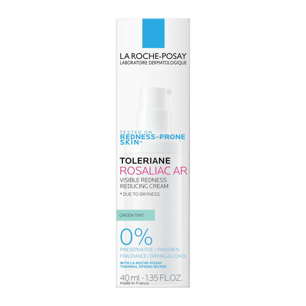La Roche-Posay on bathroom counter illustrating daily routine comfort