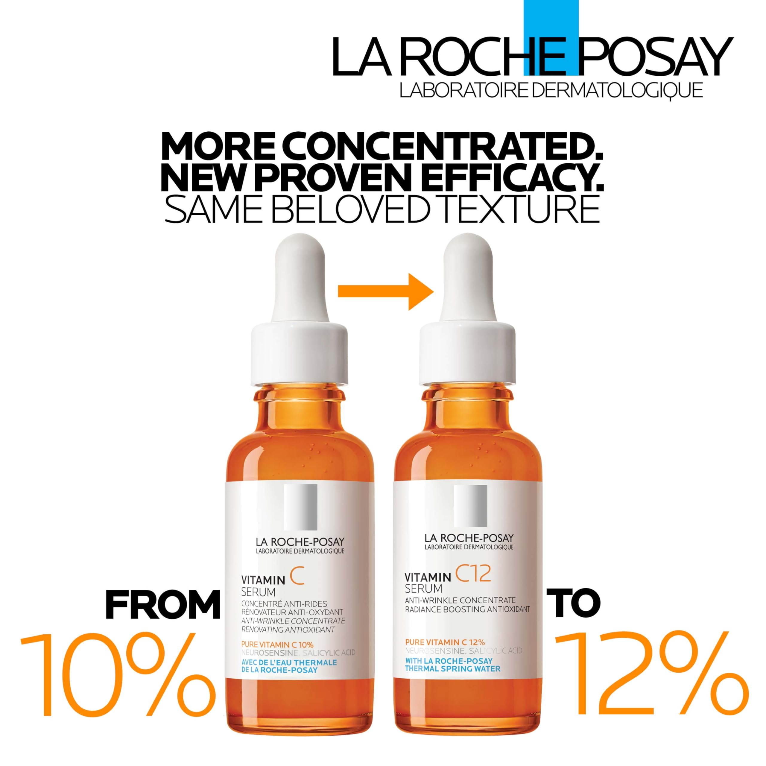 La Roche-Posay pipette dispensing a droplet highlighting precise application