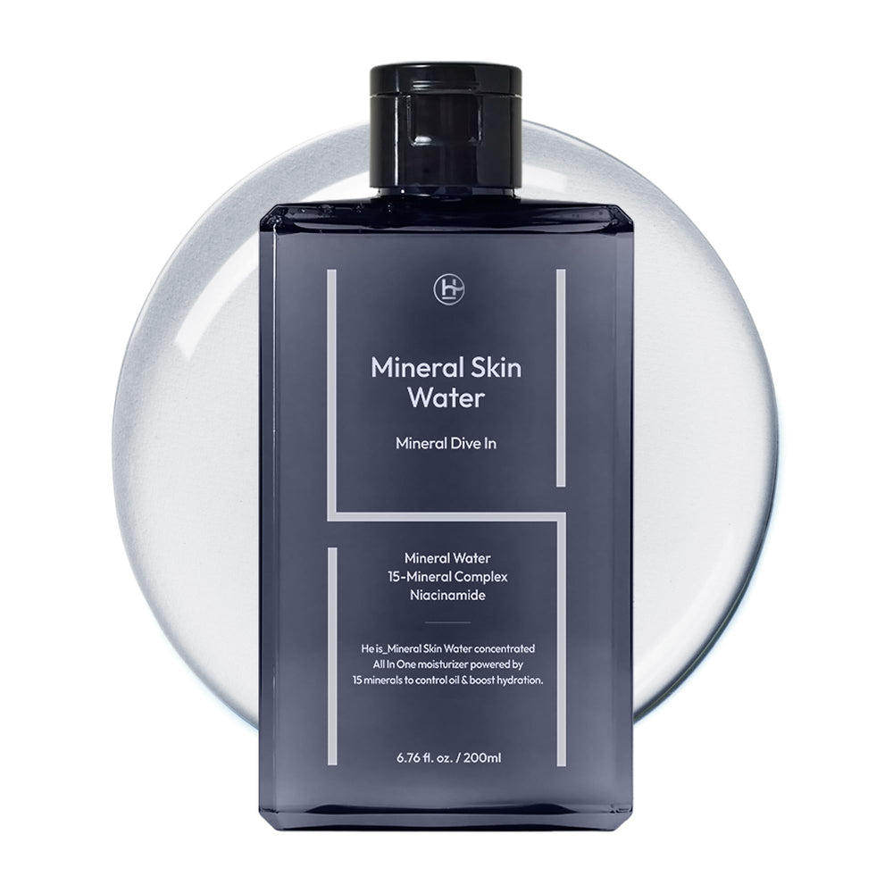 LAB BY He is_ front packaging showing sleek bottle and fast use benefit