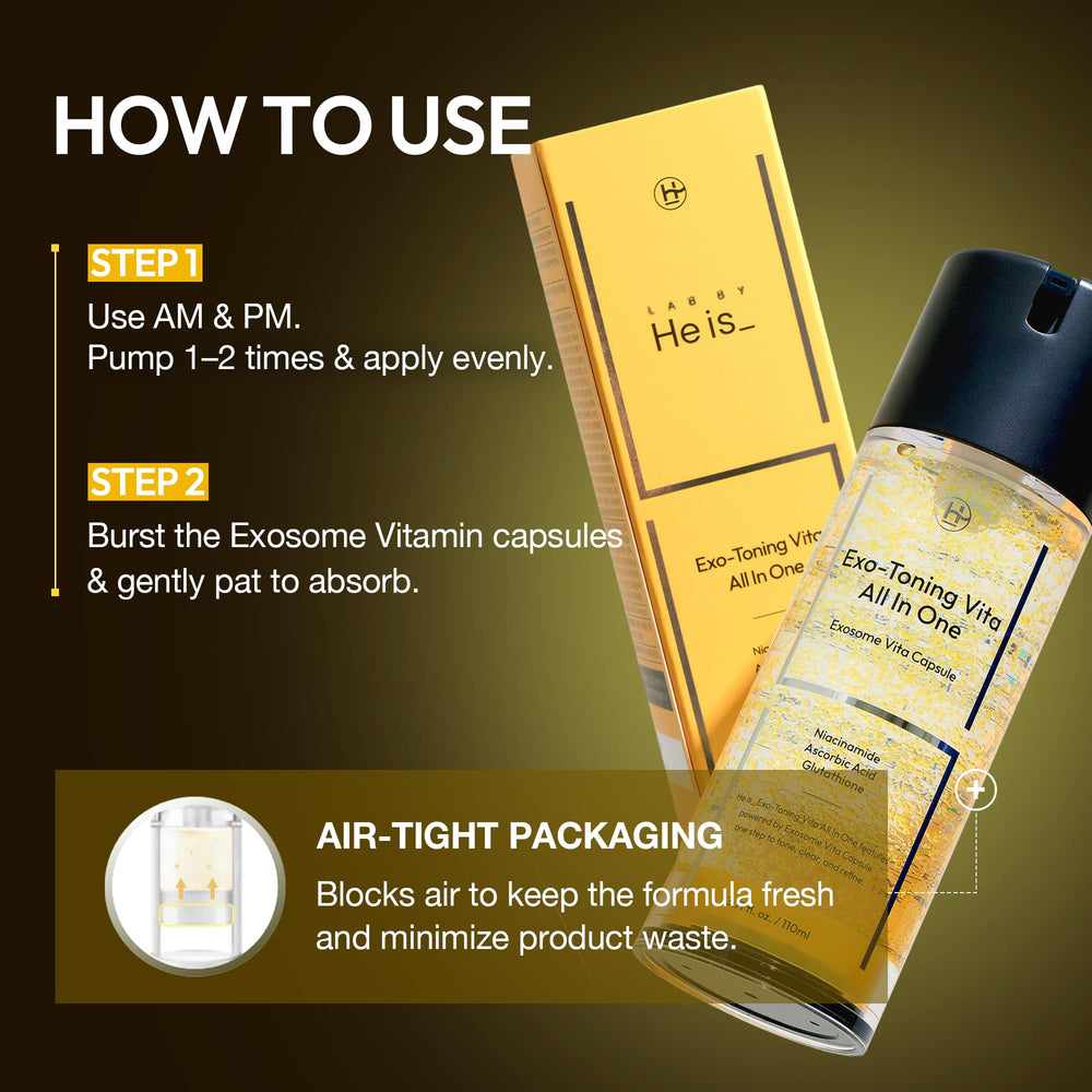 LAB BY He is_ morning counter scene showing easy routine benefit