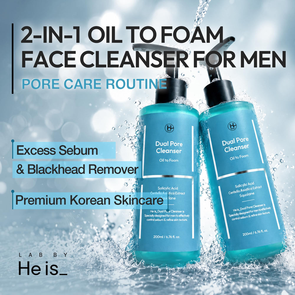 LAB BY He is_ close-up foam texture demonstrating gentle effective cleansing