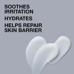 Lab Series applying balm to jawline to soothe razor burn benefit