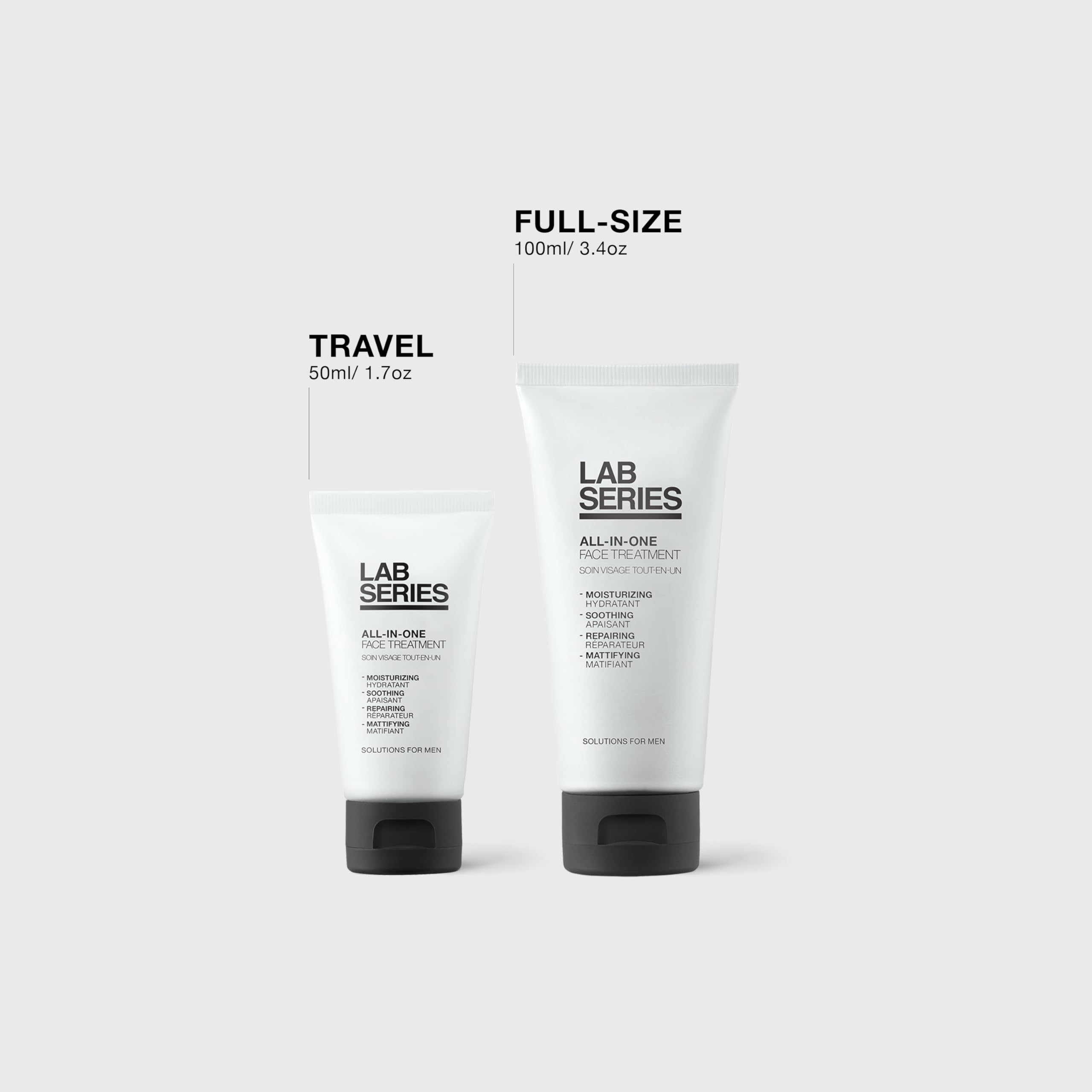 Lab Series styled bathroom lifestyle scene suggesting daily routine benefit