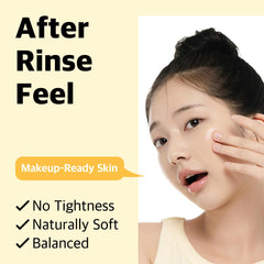LABIORA lemon and honey extracts next to mask tube, emphasizes natural support