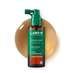 LABO-H front packaging showing 3.38 fl oz spray and clear branding benefit thin-looking hair