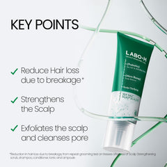 LABO-H close-up of sea salt texture conveying effective exfoliation benefits