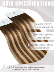 Lacer close-up of tape tab adhesive showing easy application and secure hold benefit