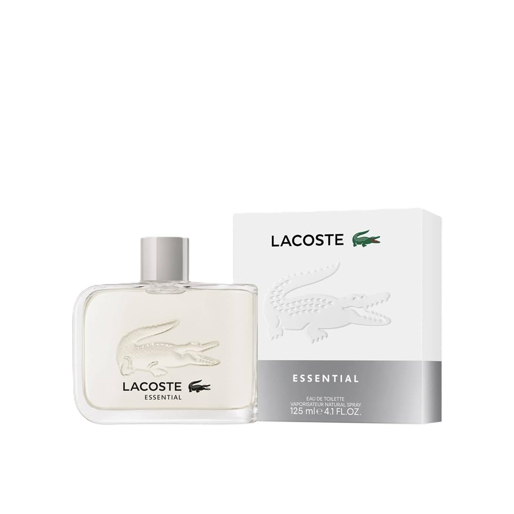 Lacoste bottle front view showing sleek design and everyday appeal