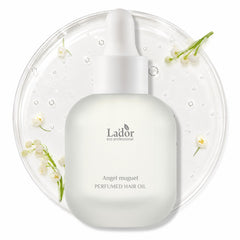 LA'DOR front packaging showing compact perfumed hair oil benefit of travel-friendly conditioning