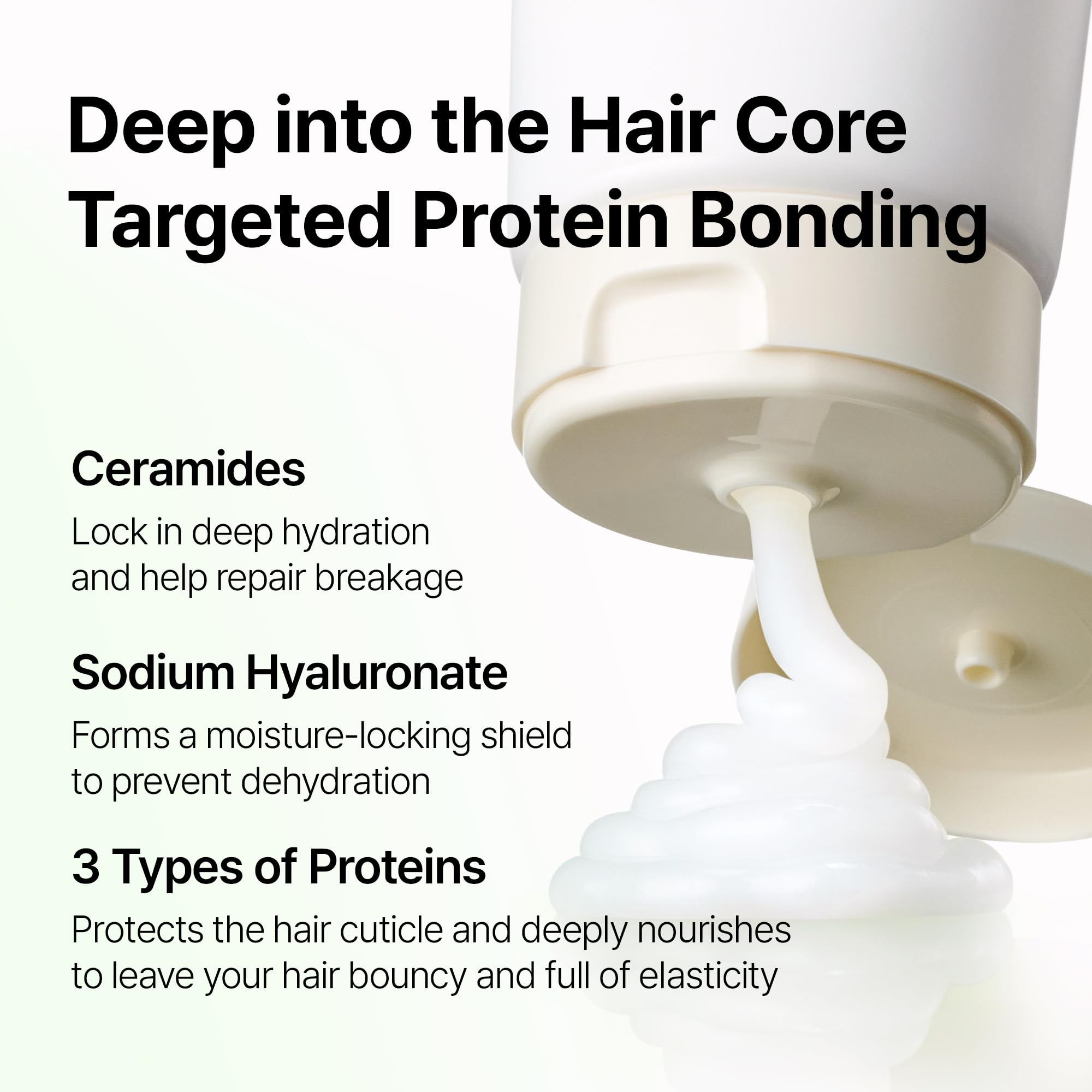 LA'DOR label detail showing ingredients and strengthening benefits at a glance