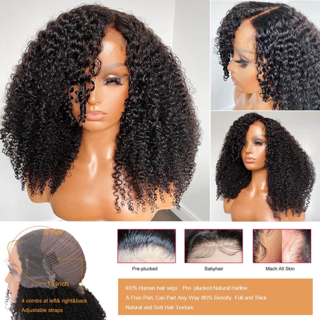 Ladoux pre-plucked hairline with baby hairs for realistic edges