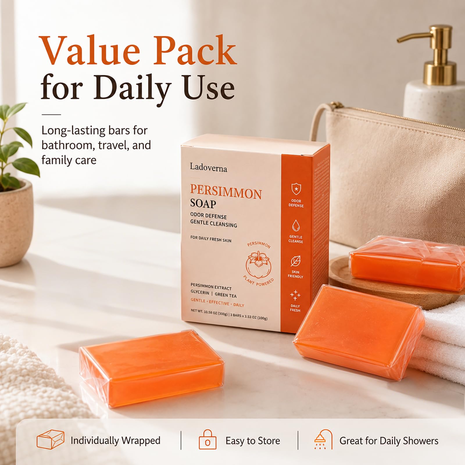 Ladoverna gift box displayed on counter conveying premium presentation