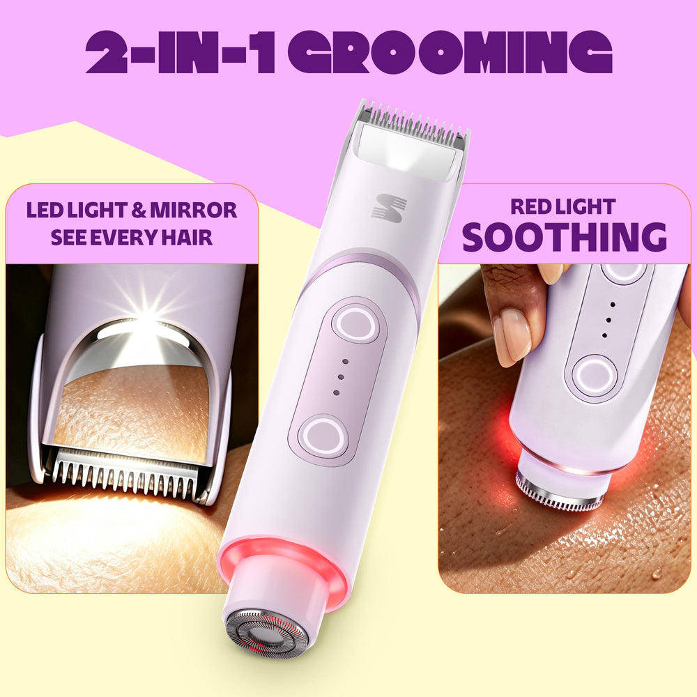 LADYSPOT closeup of SpotGlide ceramic blade highlighting smooth glide and less tugging