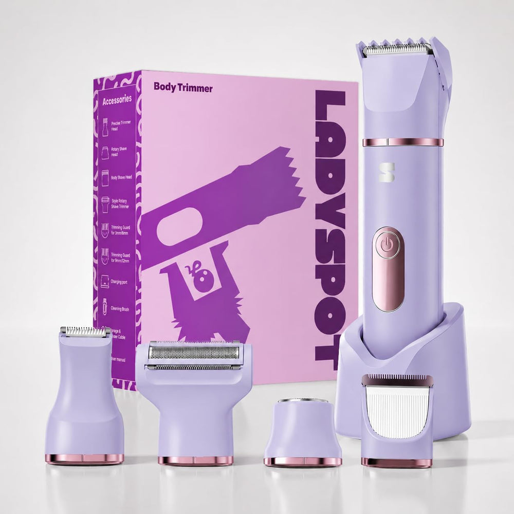 LADYSPOT Swim front view showing compact design and travel-ready benefit