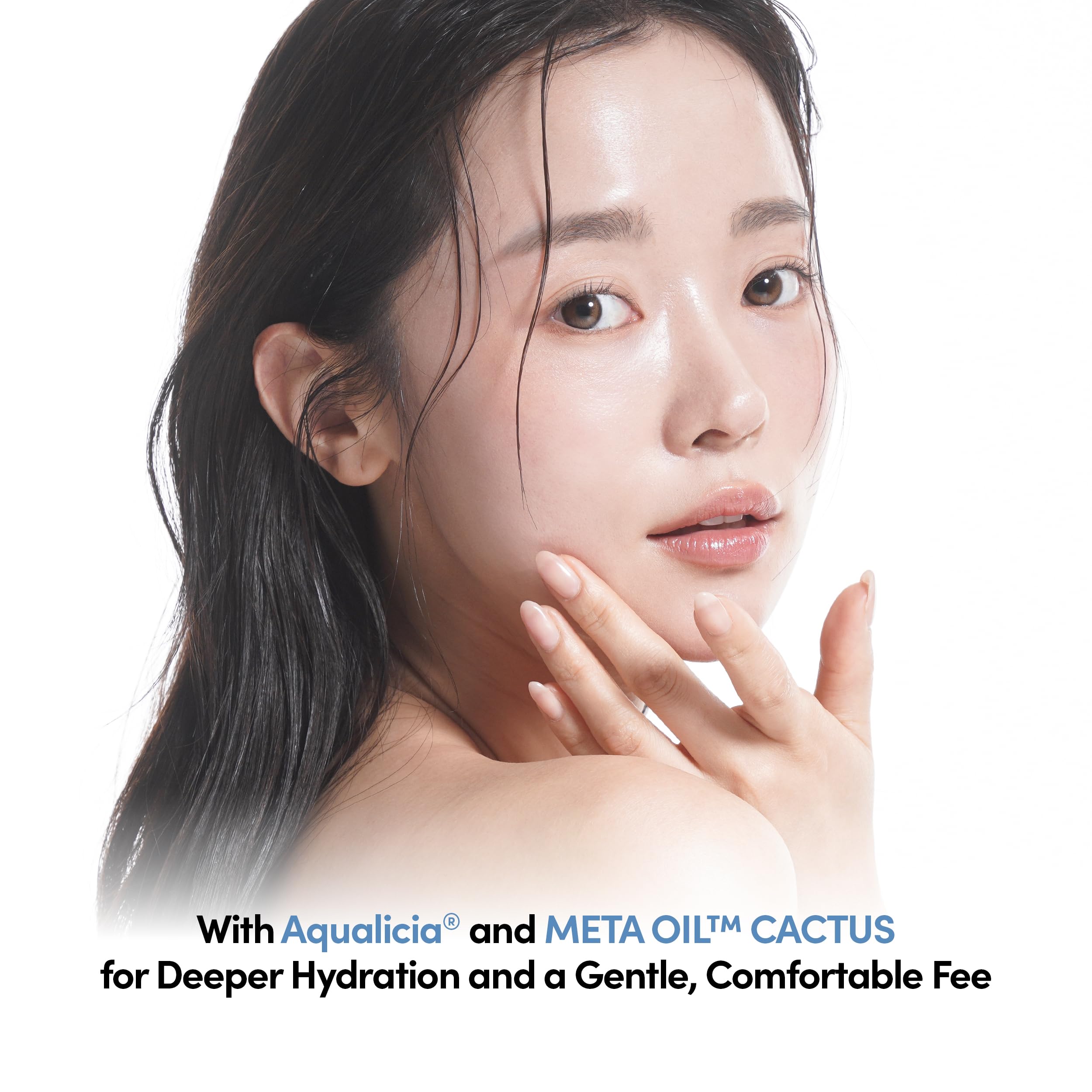 LAGOM before and after pore illustration showing clearer pores and improved texture benefit