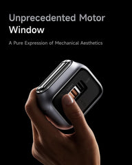 Laifen held in hand illustrating pocket-sized portability and comfortable grip