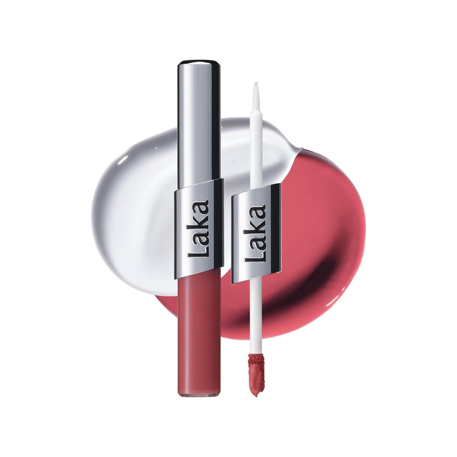 Laka front packaging showing product and shade for quick identification and convenience